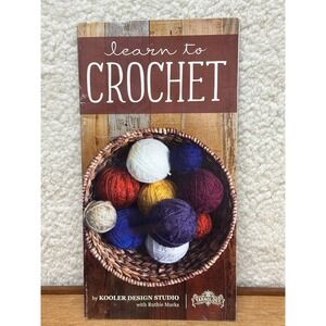 Yarnology Learn to Crochet Booklet Multicolor Kooler Design Studio Instruction